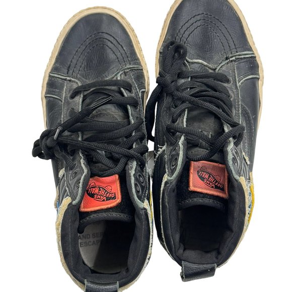 Vans Off The Wall Nasa Apollo 11 (Rare) Special Edition Shoes Black - Size 8.5 - Picture 2 of 7